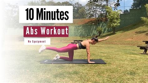 10 Min Intense Ab Workout No Equipment Youtube