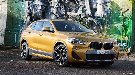 Bmw X2 2018my Xdrive20d M Sport X Color Galvanic Gold Front Three Quarter