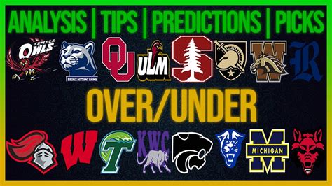 Free Ncaaf 9 4 21 Over Under Picks And Predictions Today Ncaaf Betting