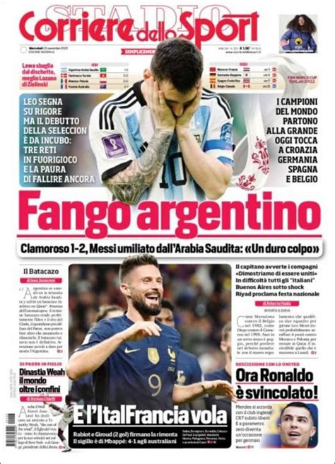 El Desastre De Messi Y Argentina Protagonista De Las Portadas Más