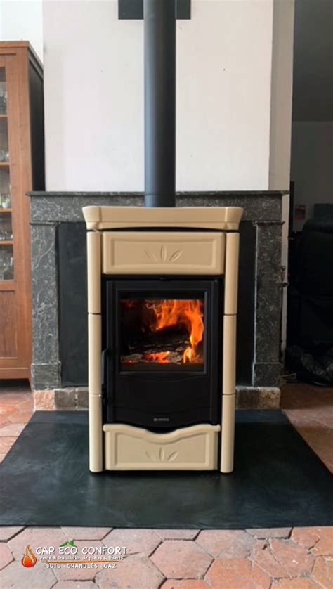 Installation Po Le Bois Nordica Extraflamme Cap Eco Confort