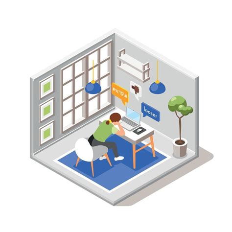Cyber Bullying Composition 4903415 Vector Art at Vecteezy