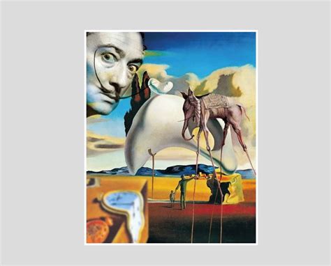 Quadro Salvador Dalí Pintor Espanhol Arte Surrealista Sala Elo7