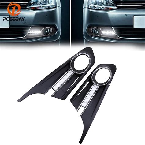 Aliexpress Buy Possbay Car Fog Lamp Drl Daytime Running Lights