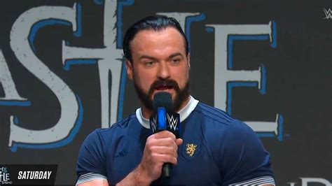 Drew Mcintyre Revela Una Urgencia Familiar Antes De Wwe Clash At The Castle