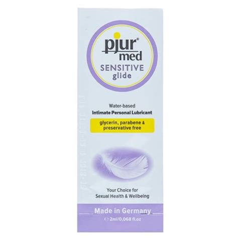 Pjur Med Sensitive Glide Lubricante Base Agua Ml Tienda Er Tica