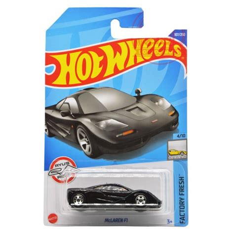 Hot Wheels Automobile Series Factory Fresh Mclaren F Metal Cast Model Collection Toy