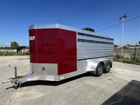 2023 Exiss Trailers 615 A Mini Combo Livestock Trailer | Stock Trailers ...