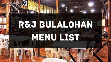 Randj Bulalohan Menu Prices Philippines 2024 Updated — All About