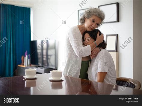 Senior Mother Hugging Image And Photo Free Trial Bigstock