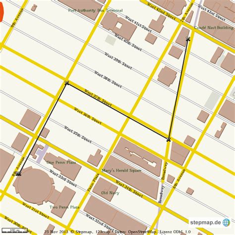 StepMap Manhattan 2 Landkarte für Welt