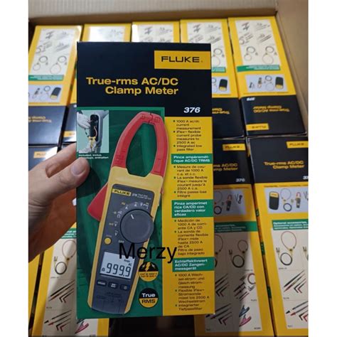 Jual Fluke True Rms Acdc Clamp Meter With Iflex Tang Amper Shopee