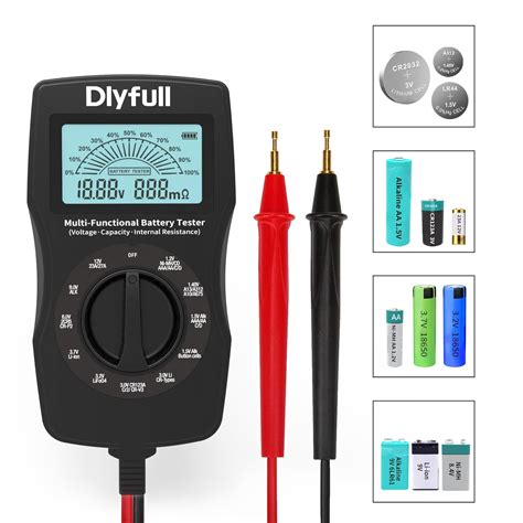 Dlyfull Tester Batterie Stilo Per AA AAA C D 9V Batterie