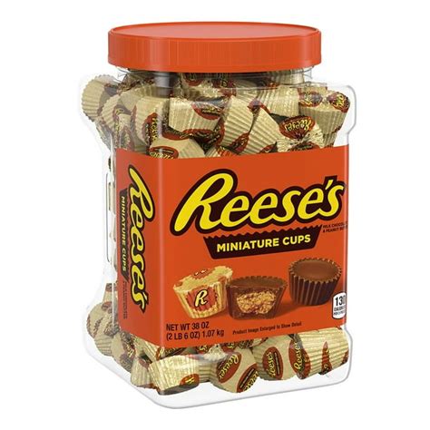 Reeses Miniatures Peanut Butter Cups 38 Oz