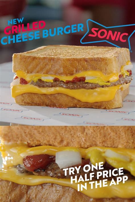 Sonic Drive In On X Grilled Cheese Double Burger Is Here 48 Off