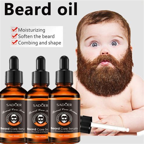 Ready Stock Kkm Certified Beard Fast Growth Oil Beard Growth Serum