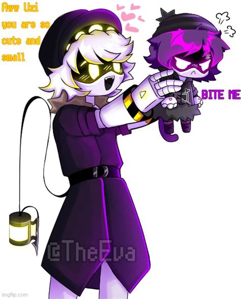 Uzi Is So Smol Art By Theeva Imgflip