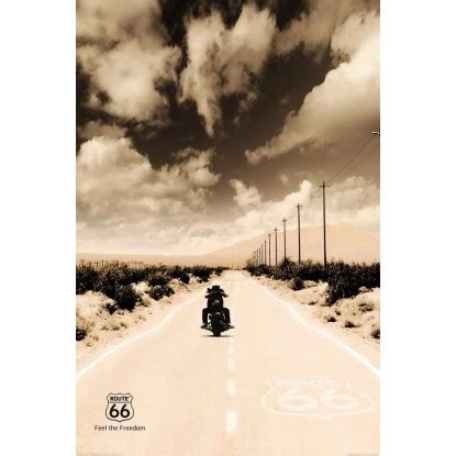 Maxiposter 61 Cm X 91 5 Cm Route 66 Biker Koupit V OBI