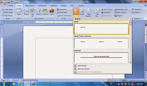 Fungsi Header Dan Footer Di Ms Word Dan Cara Menggunakannya Tutorial