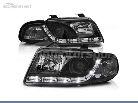 FAROIS DIANTEIROS LUZ DIURNA LED PARA AUDI A4 B5 Motorsport