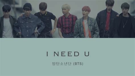 【日本語字幕カナルビ】bts방탄소년단防弾少年団 I Need U Youtube