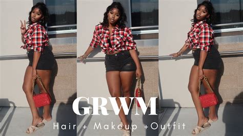 Grwm Hair Makeup Outfit Youtube