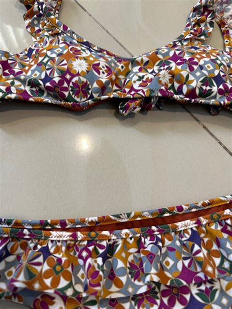 Goldenpoint Colorful Bikini Bought In Italy Women S Fashion Swimwear Bikinis Swimsuits On