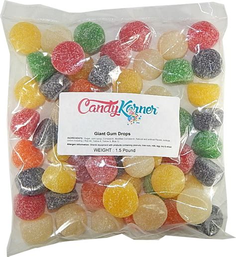 Sunrise Assorted Giant Gumdrops 15 Pound 24 Oz Candykorner