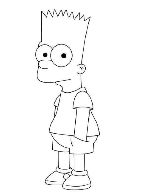 Easy Bart Simpson Drawing Ideas How To Draw