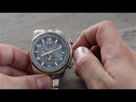 How To SET The Time On Citizen Eco Drive Calibre H820 SETTING