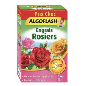 Engrais rosiers granulés 1 kg ALGOFLASH floraison intense et prolongé