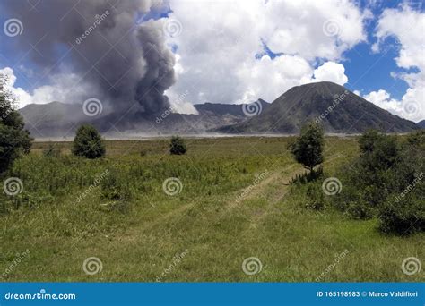 Mount Bromo Volcano Eruption Stock Image - Image of asian, exciting ...