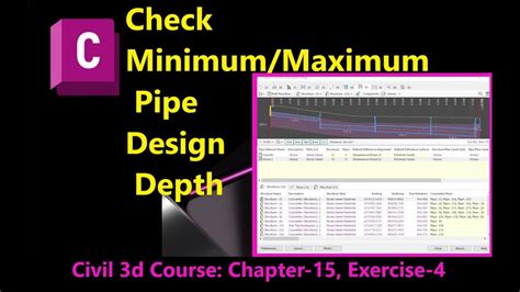 How To Check Design And Depth For Pressure Pipe Networks In AutoCAD