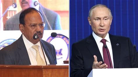 NSA Ajit Doval Meets Russian President Putin In Moscow Amid The Ukraine