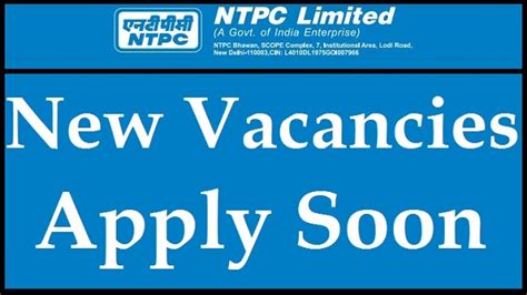 Ntpc Recruitment Vacancies Announced For Executive Posts