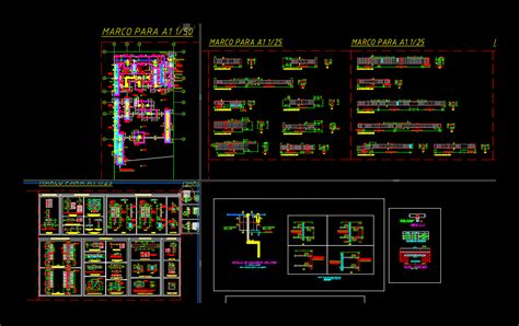 Planos Estructurales Completos De Vivienda En AutoCAD Librería CAD