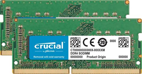 Crucial RAM 32GB Kit (2x16GB) DDR4 2666 MHz CL19 Laptop Memory CT2K16G4SFRA266 : Amazon.ca ...