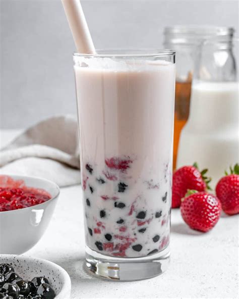 Strawberry Milk Tea Plant Based On A Budget