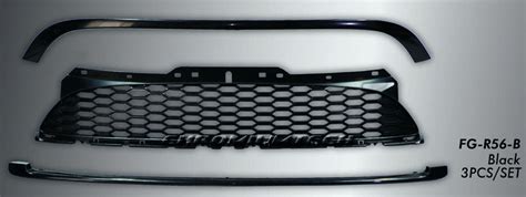 Black Grill For 2007 13 MINI Cooper S ONE Clubman R55 Hatch R56