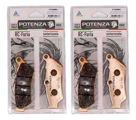 X Pastilhas Freio Potenza Ptz Rc Bmw Gs F Gs