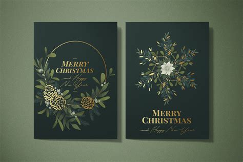 Elegant Christmas Cards :: Behance