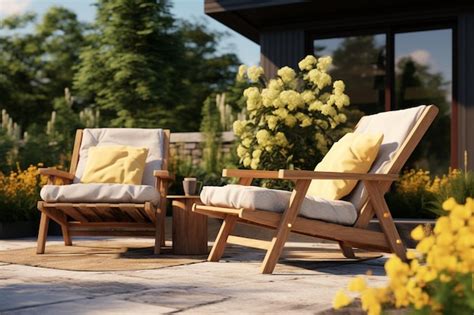 Premium Ai Image Garden Furniture