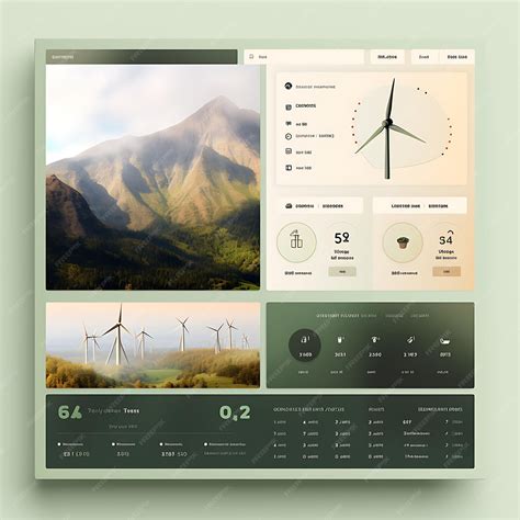 Premium Photo Web Dashboard Energy Energy Consumption Dashboard Grid