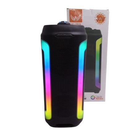 Jonh Variedades DROP Caixa De Som LED Bluetooth Entrada Microfone 30W