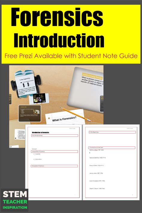 Introduction To Forensics Note Guide With Free Prezi Forensics