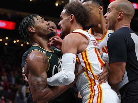 Marcus Smart Fined $25K For On-Court Altercation W/ Trae Young