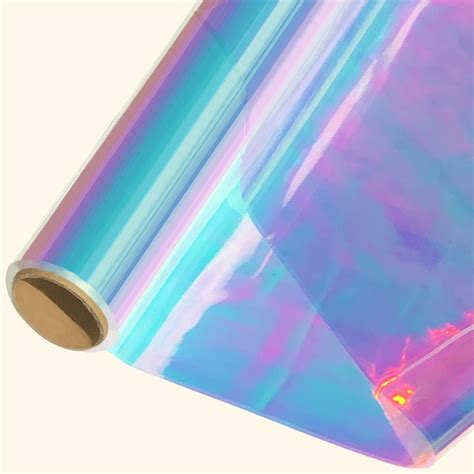 34in X 50ft Iridescent Cellophane Wrap Roll Extra Wide Iridescent Film