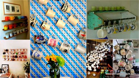 30 Graphic DIY Mug Storage To Beautify Your Kitchen