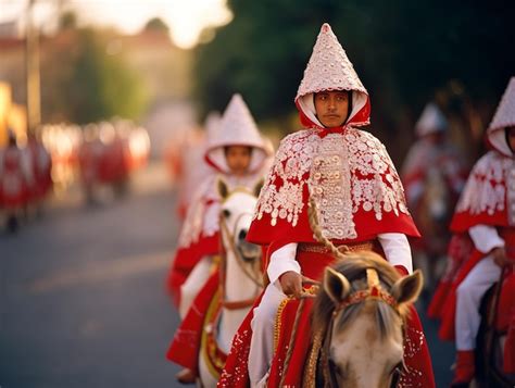 Premium AI Image | Posadas Mexican Christmas tradition