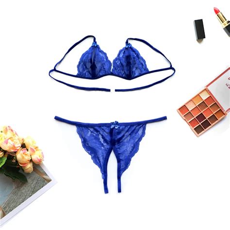Brassi Re Ensemble De Lingerie Sexy En Dentelle Pour Femmes Soutien Gorge Ouvert Sous V Tements